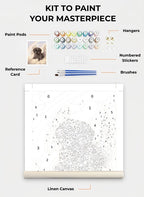 Custom Paint By Numbers Kit