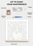 Custom Paint By Numbers Kit