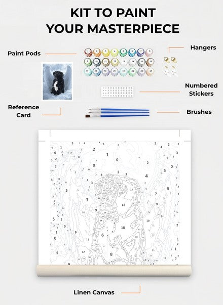 Custom Paint By Numbers Kit