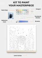 Custom Paint By Numbers Kit