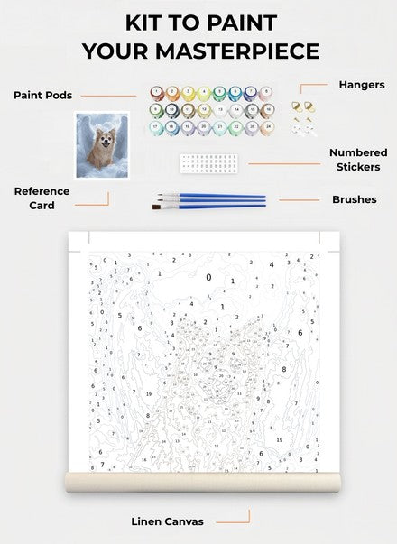 Custom Paint By Numbers Kit