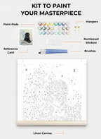 Custom Paint By Numbers Kit