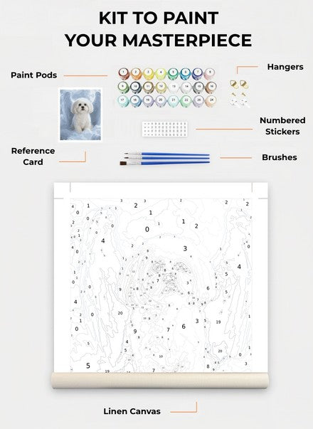 Custom Paint By Numbers Kit