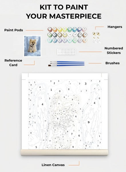 Custom Paint By Numbers Kit