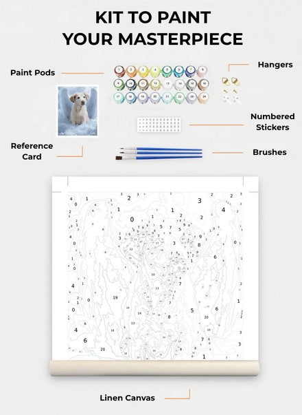 Custom Paint By Numbers Kit
