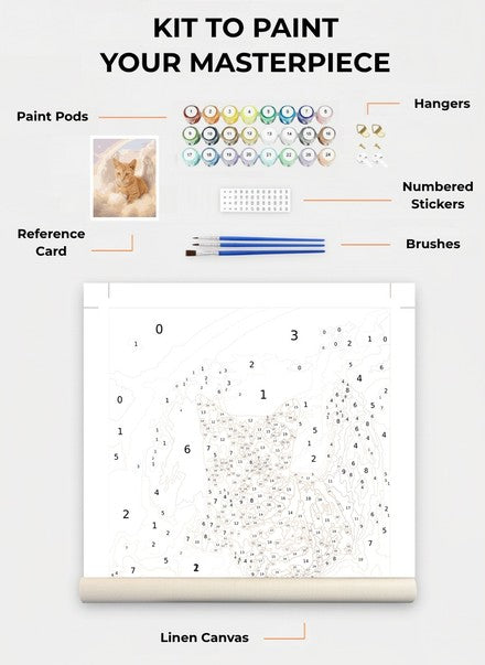 Custom Paint By Numbers Kit