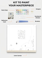 Custom Paint By Numbers Kit