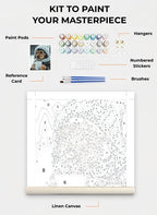 Custom Paint By Numbers Kit