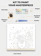Custom Paint By Numbers Kit