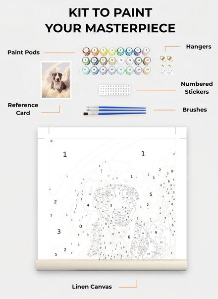 Custom Paint By Numbers Kit