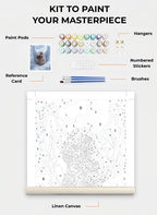 Custom Paint By Numbers Kit