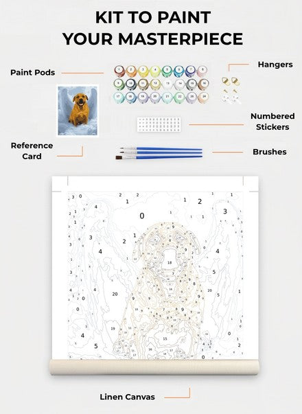 Custom Paint By Numbers Kit