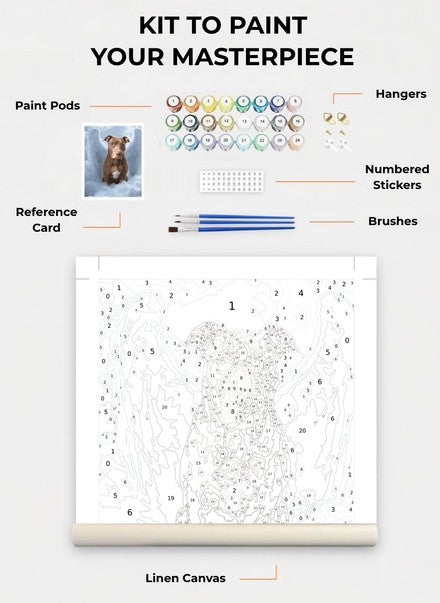 Custom Paint By Numbers Kit
