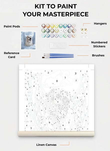 Custom Paint By Numbers Kit
