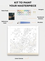 Custom Paint By Numbers Kit