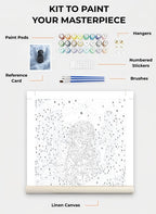 Custom Paint By Numbers Kit