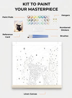 Custom Paint By Numbers Kit