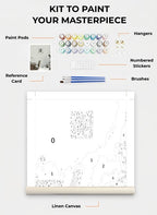 Custom Paint By Numbers Kit