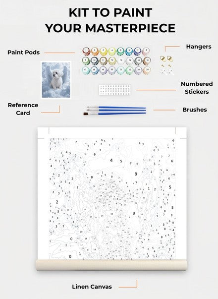 Custom Paint By Numbers Kit