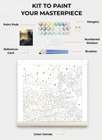 Custom Paint By Numbers Kit
