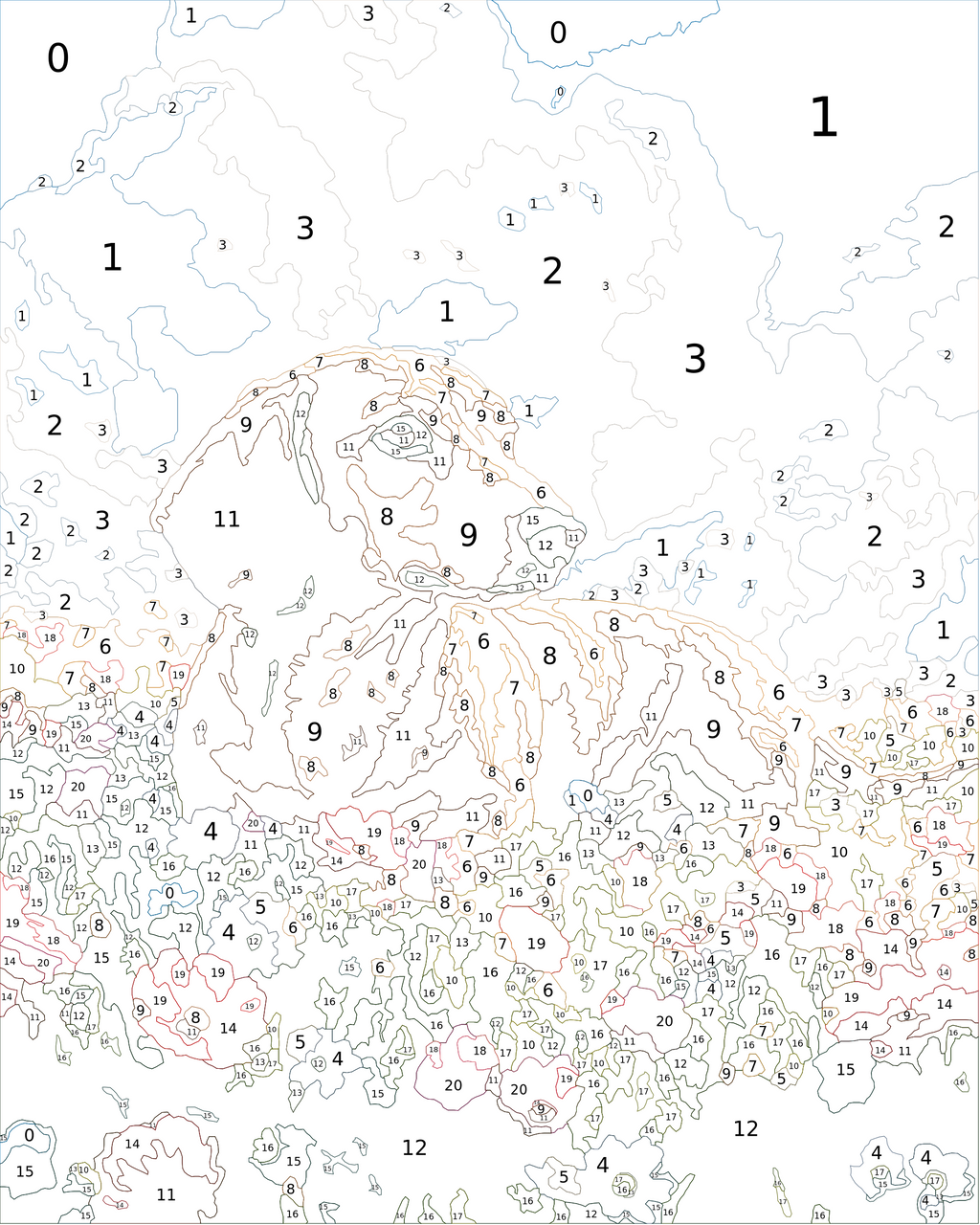 Custom Paint By Numbers Kit