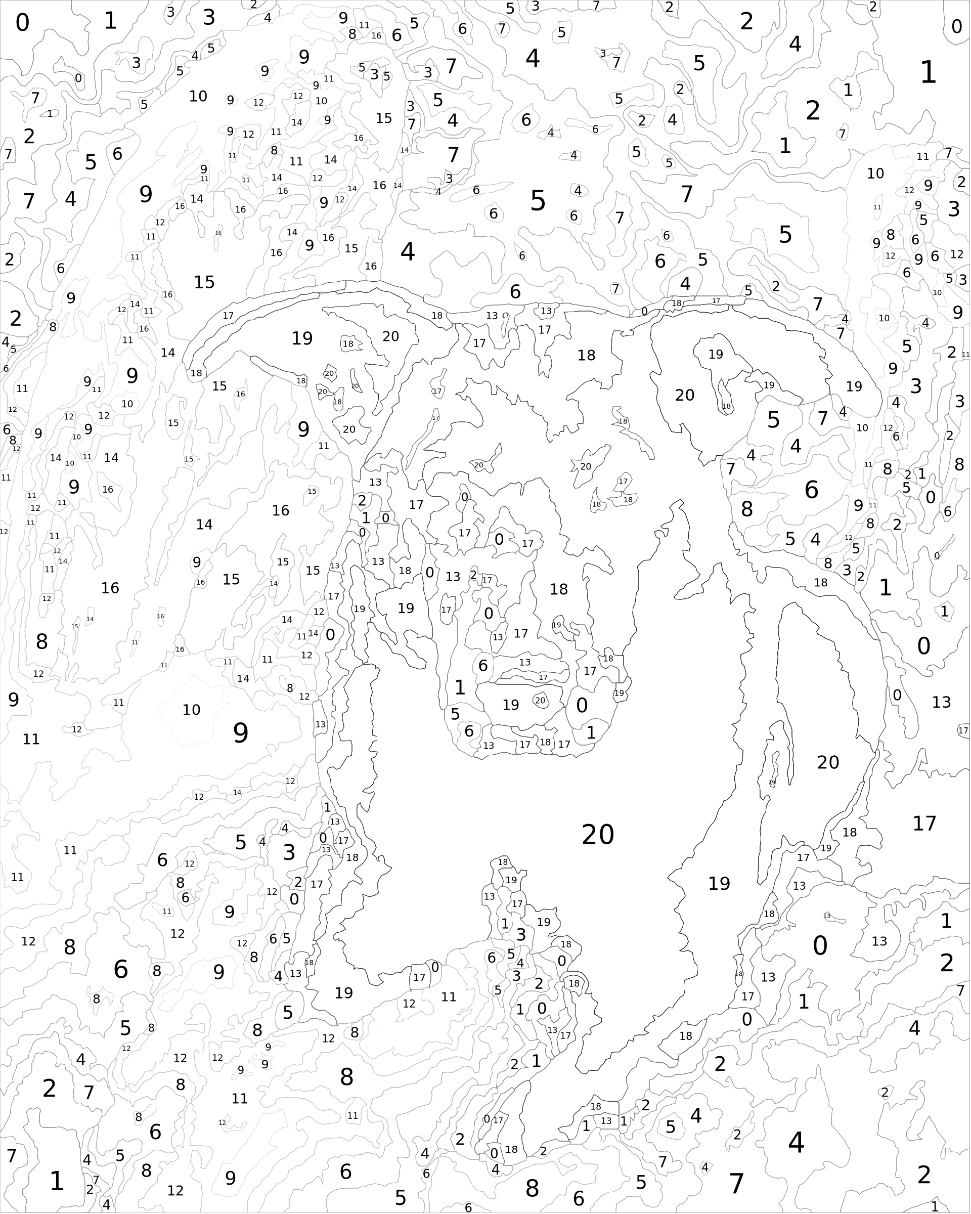 Custom Paint By Numbers Kit
