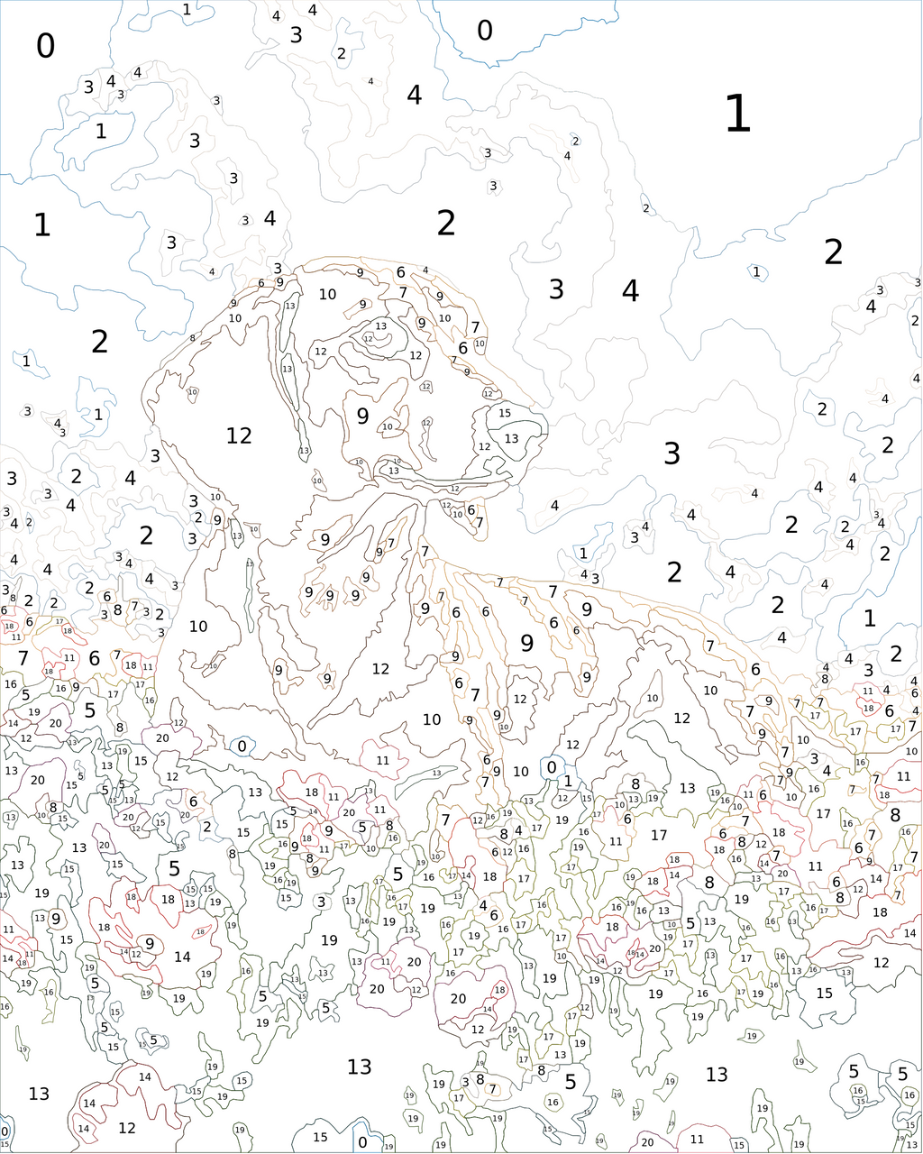 Custom Paint By Numbers Kit