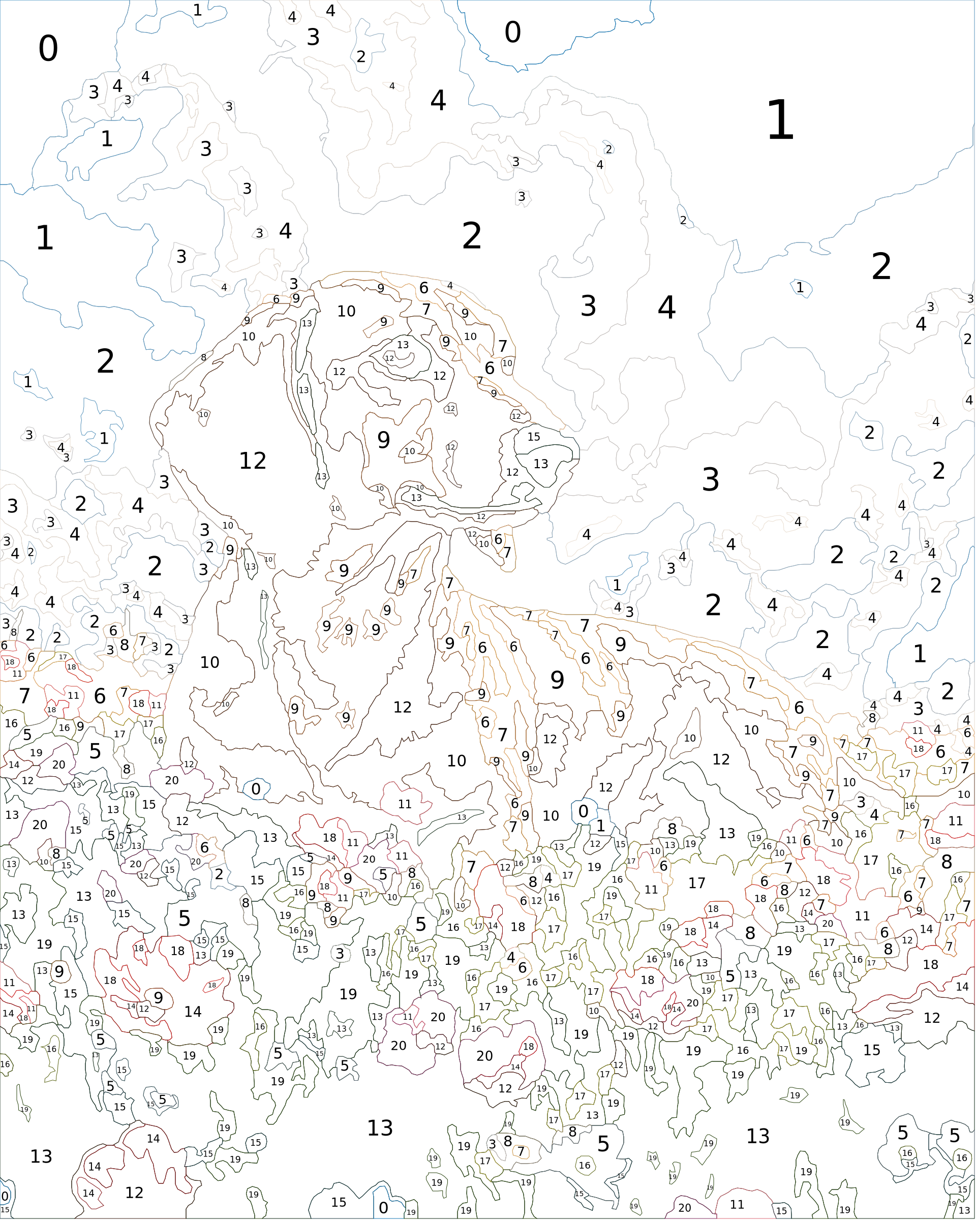 Custom Paint By Numbers Kit