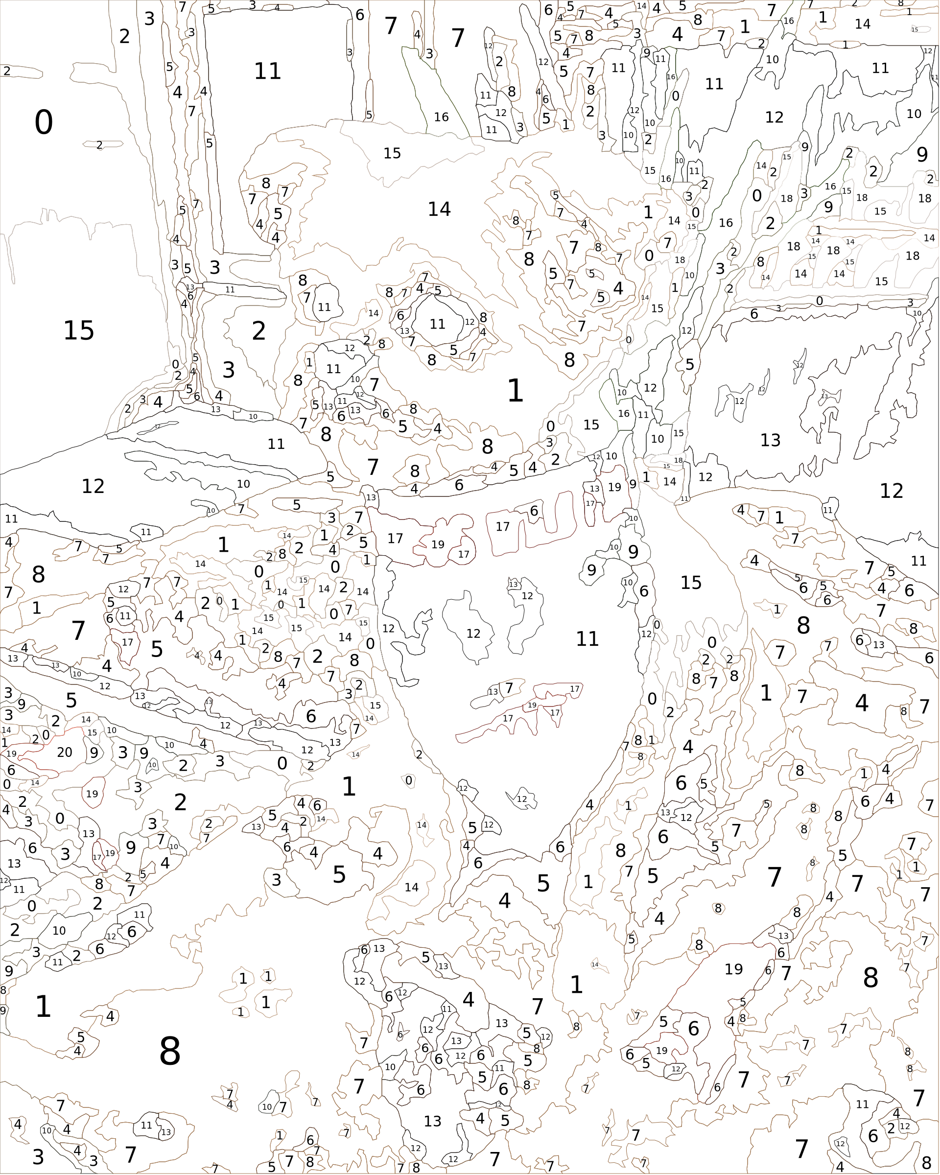 Custom Paint By Numbers Kit