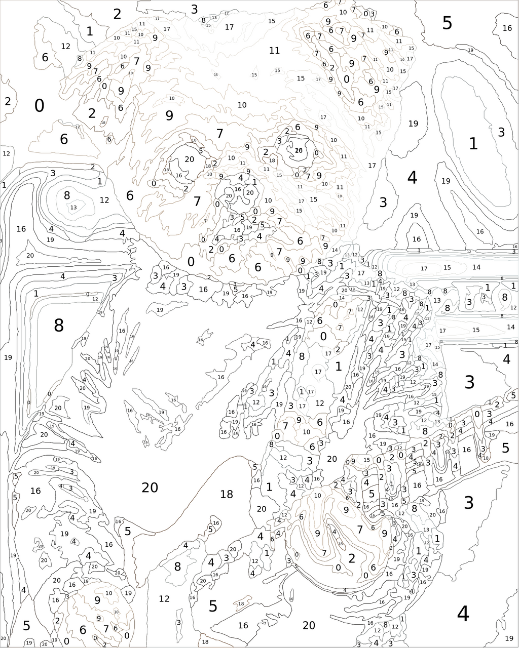Custom Paint By Numbers Kit