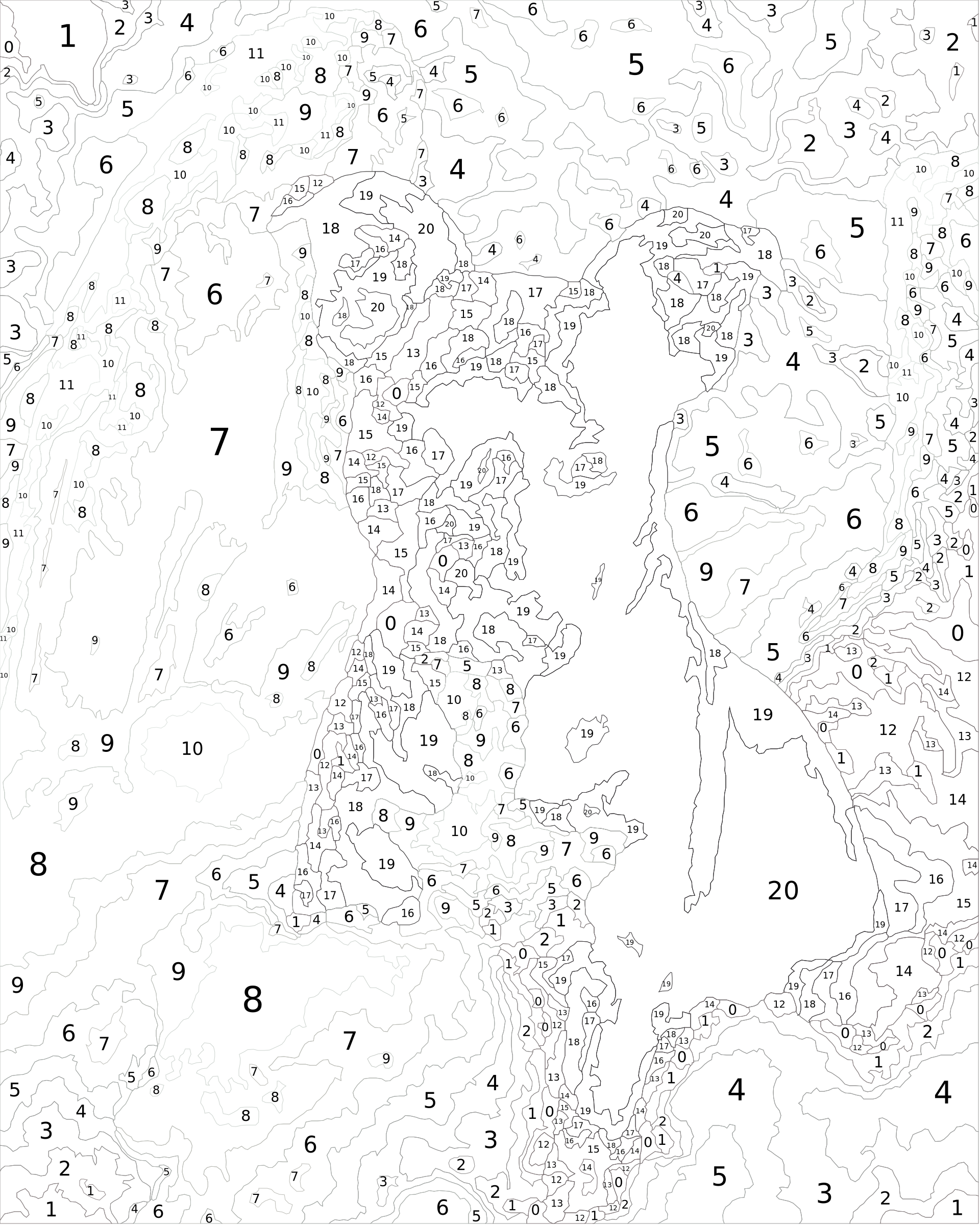 Custom Paint By Numbers Kit
