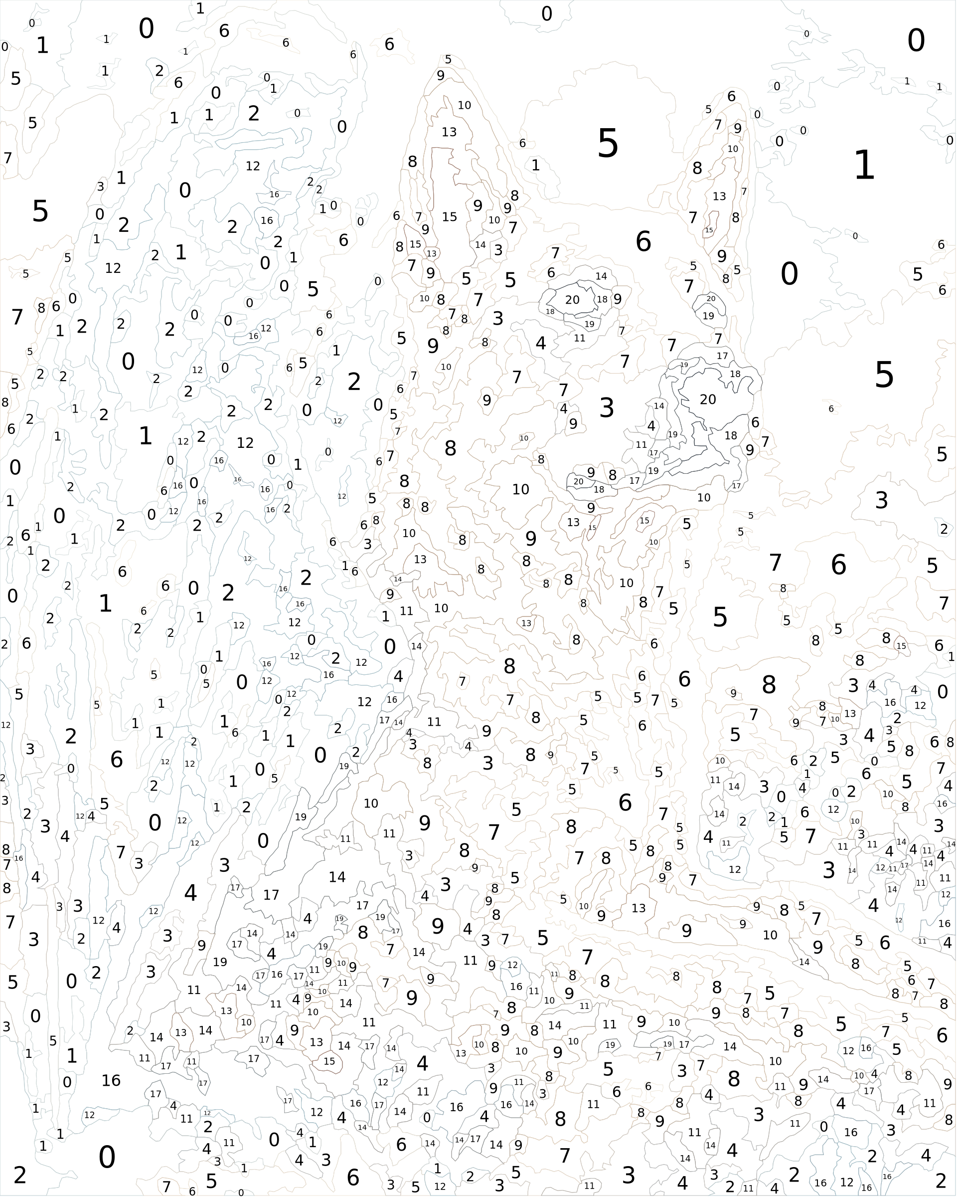 Custom Paint By Numbers Kit