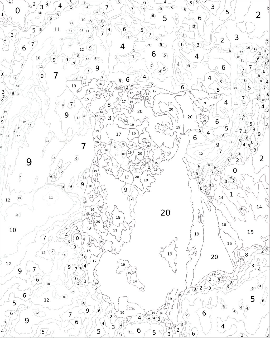 Custom Paint By Numbers Kit