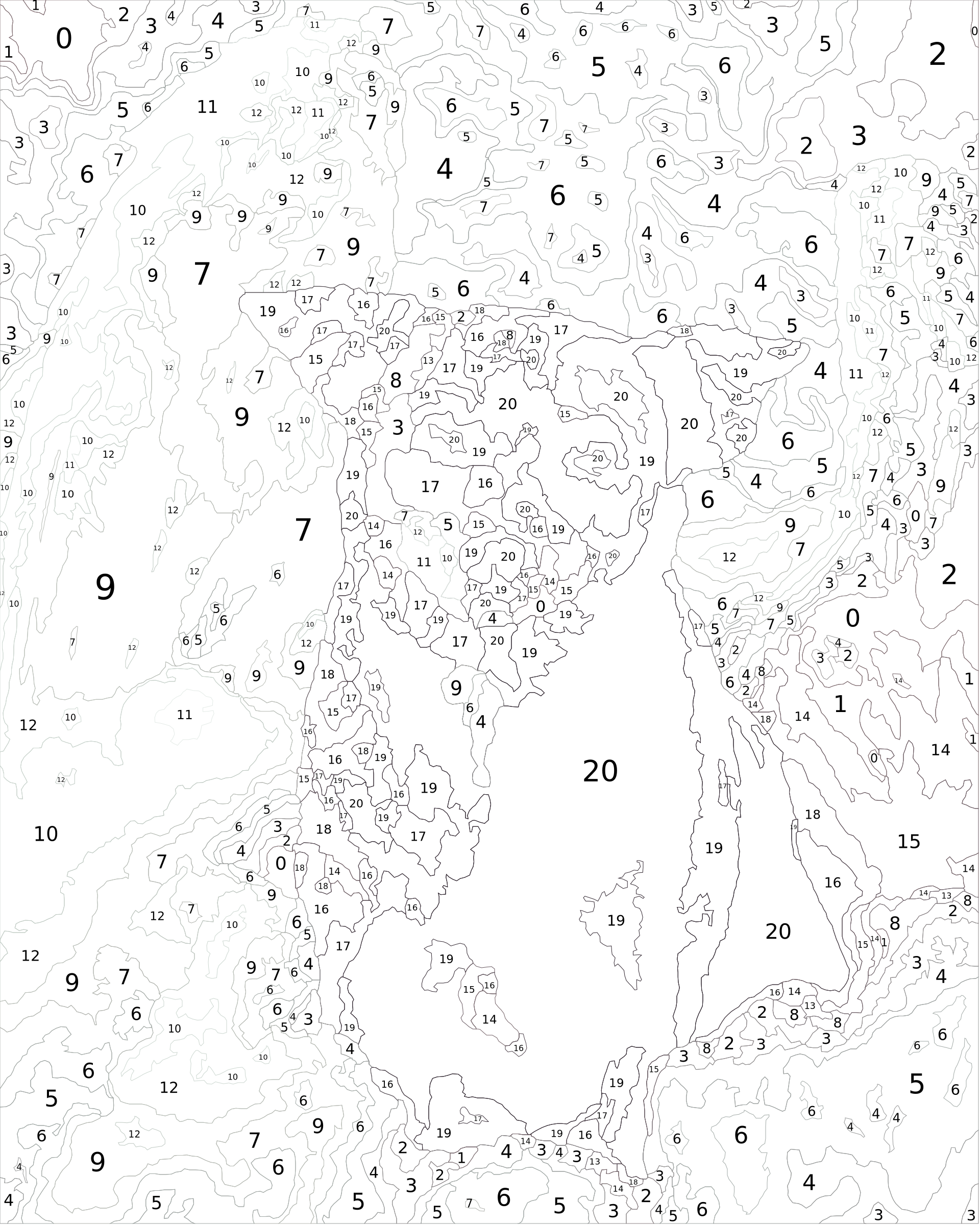 Custom Paint By Numbers Kit