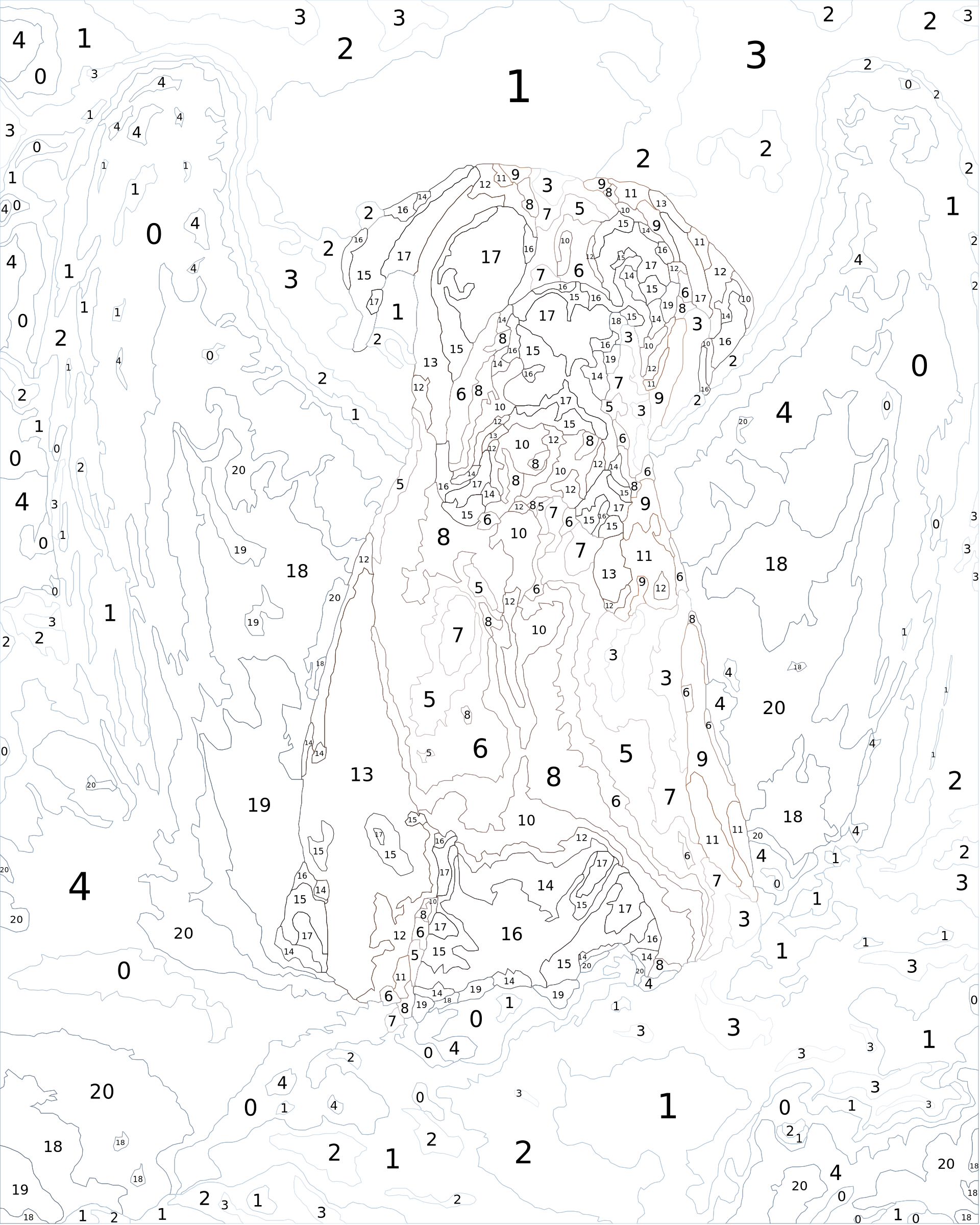 Custom Paint By Numbers Kit