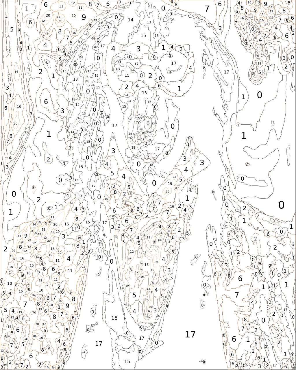 Custom Paint By Numbers Kit