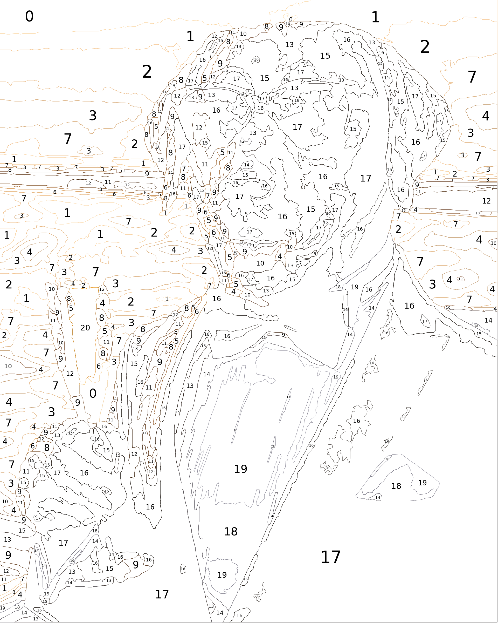 Custom Paint By Numbers Kit