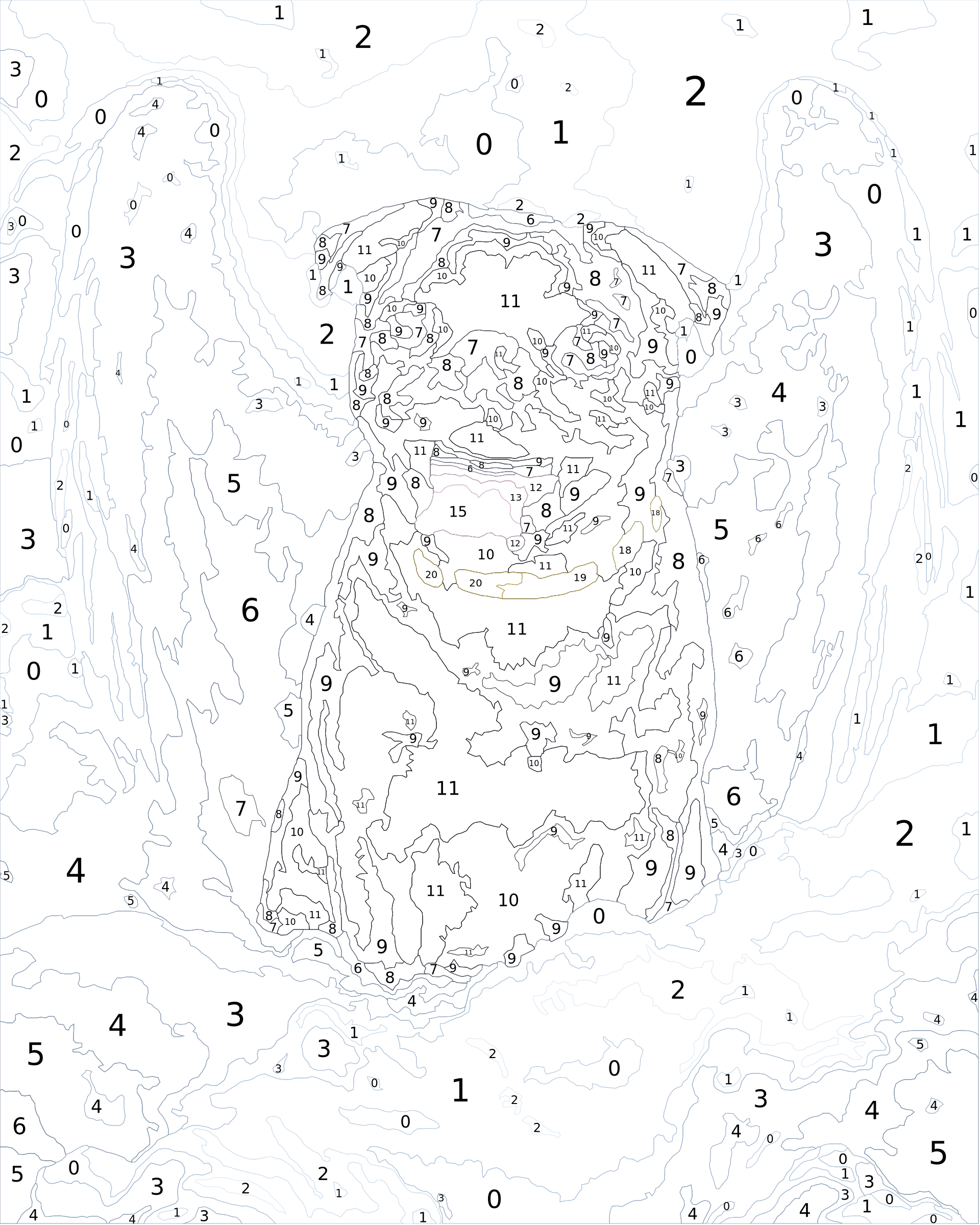 Custom Paint By Numbers Kit