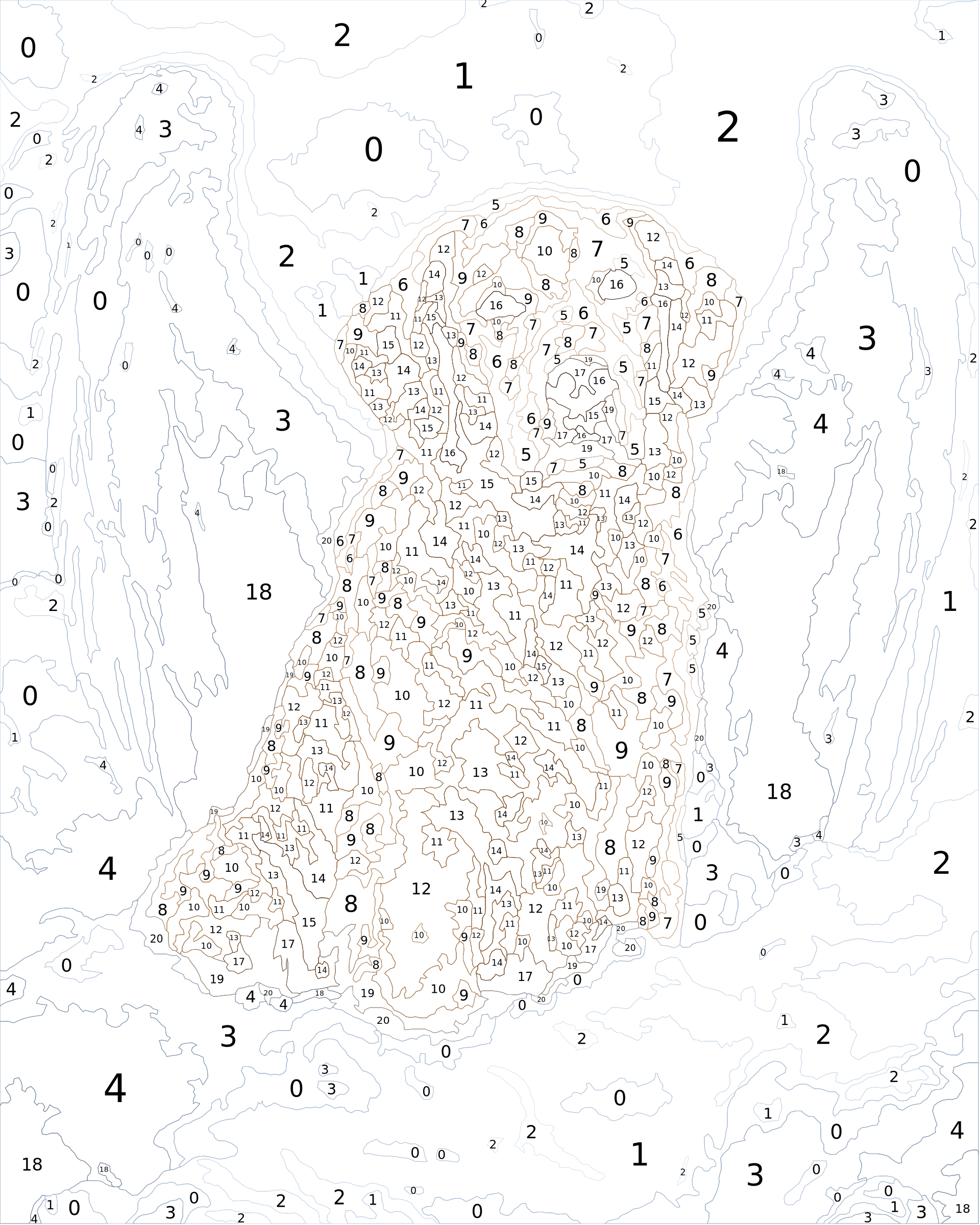 Custom Paint By Numbers Kit