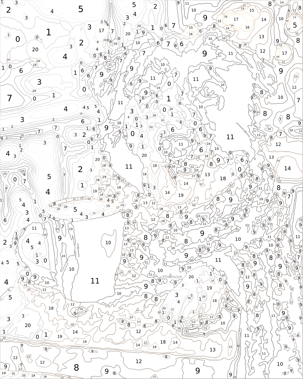 Custom Paint By Numbers Kit