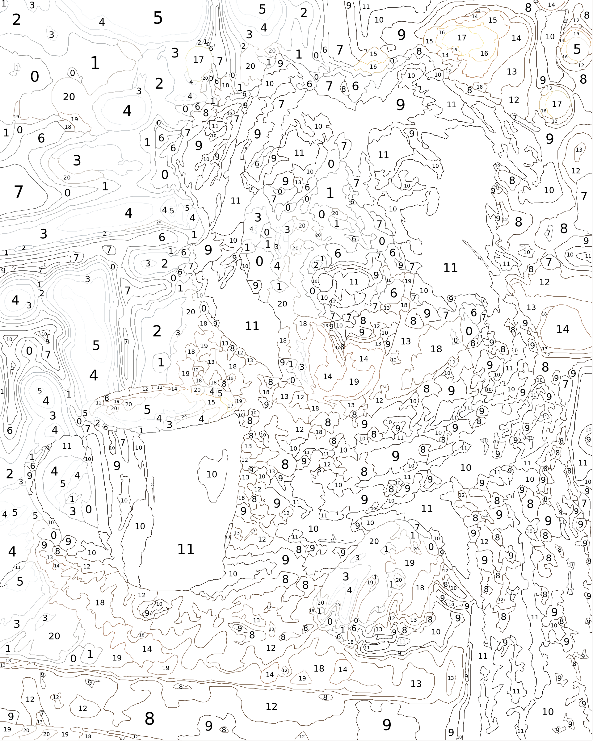 Custom Paint By Numbers Kit