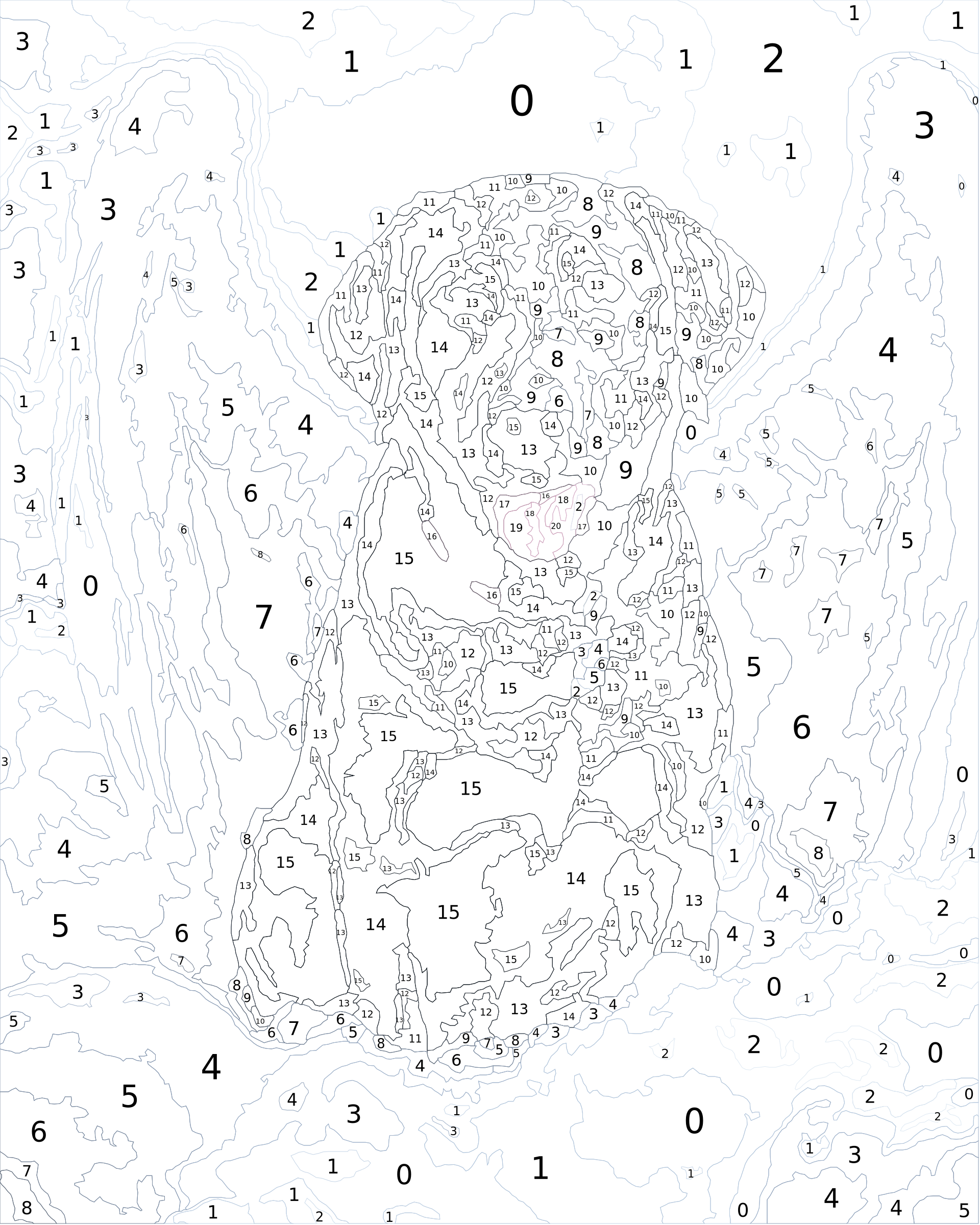 Custom Paint By Numbers Kit