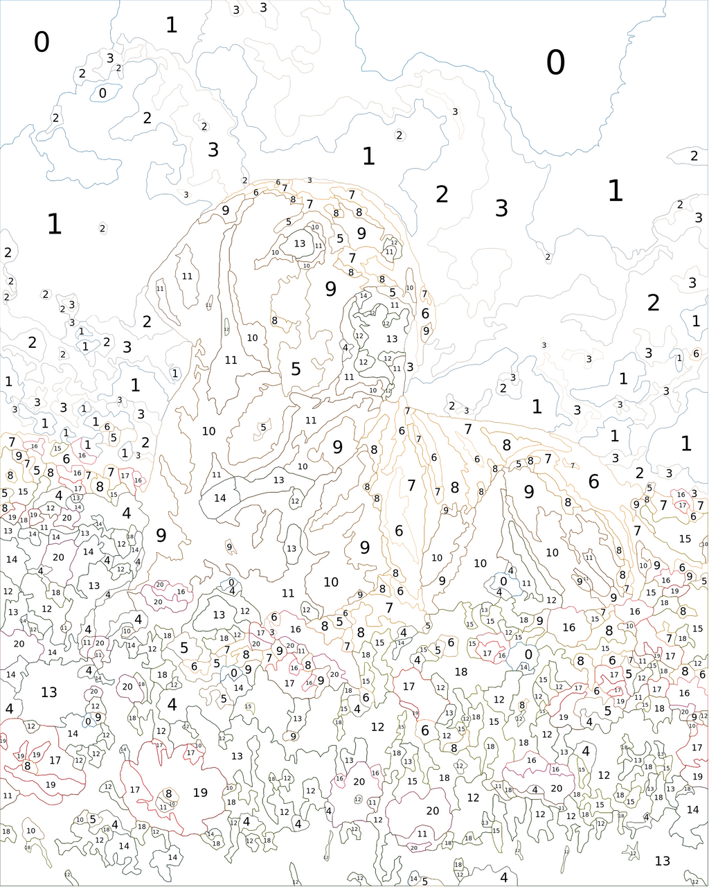 Custom Paint By Numbers Kit