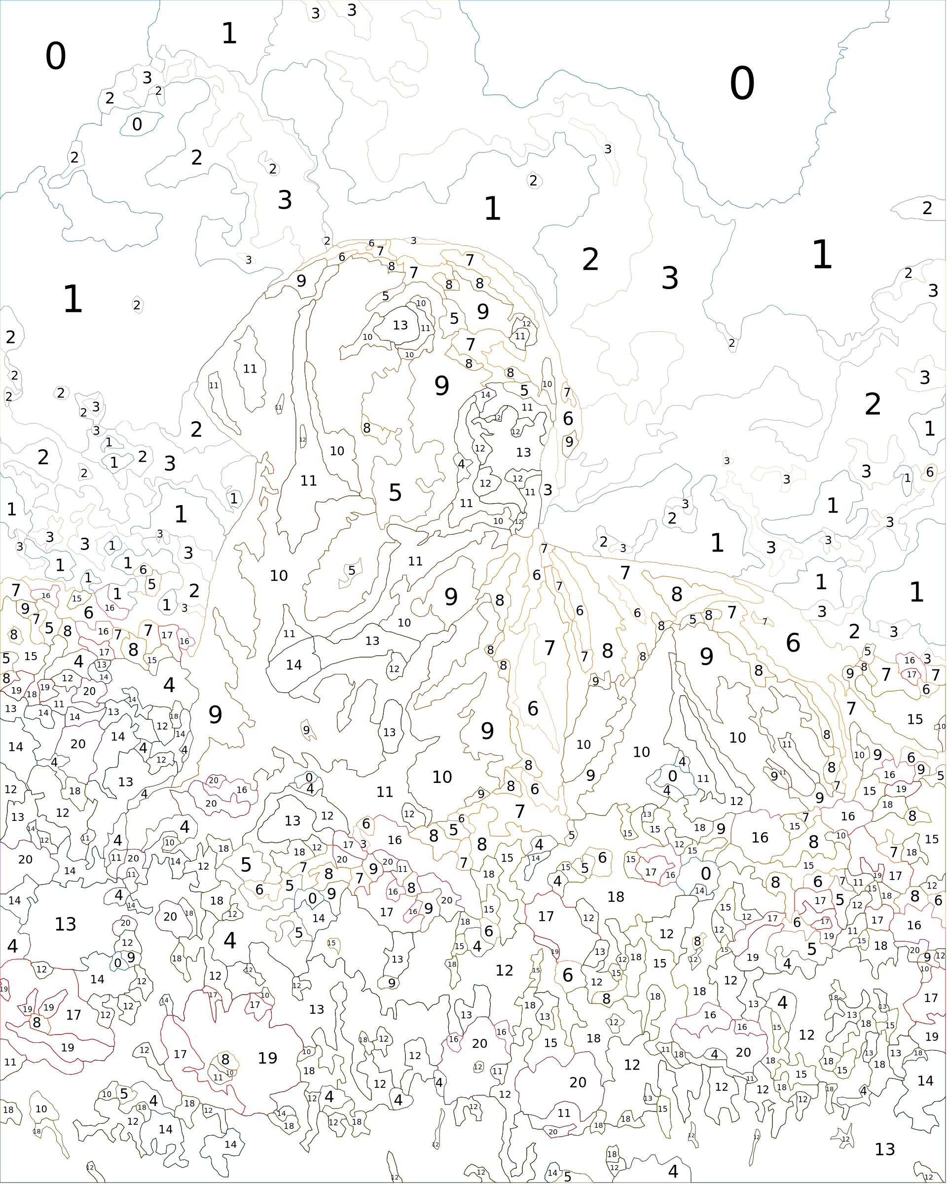 Custom Paint By Numbers Kit