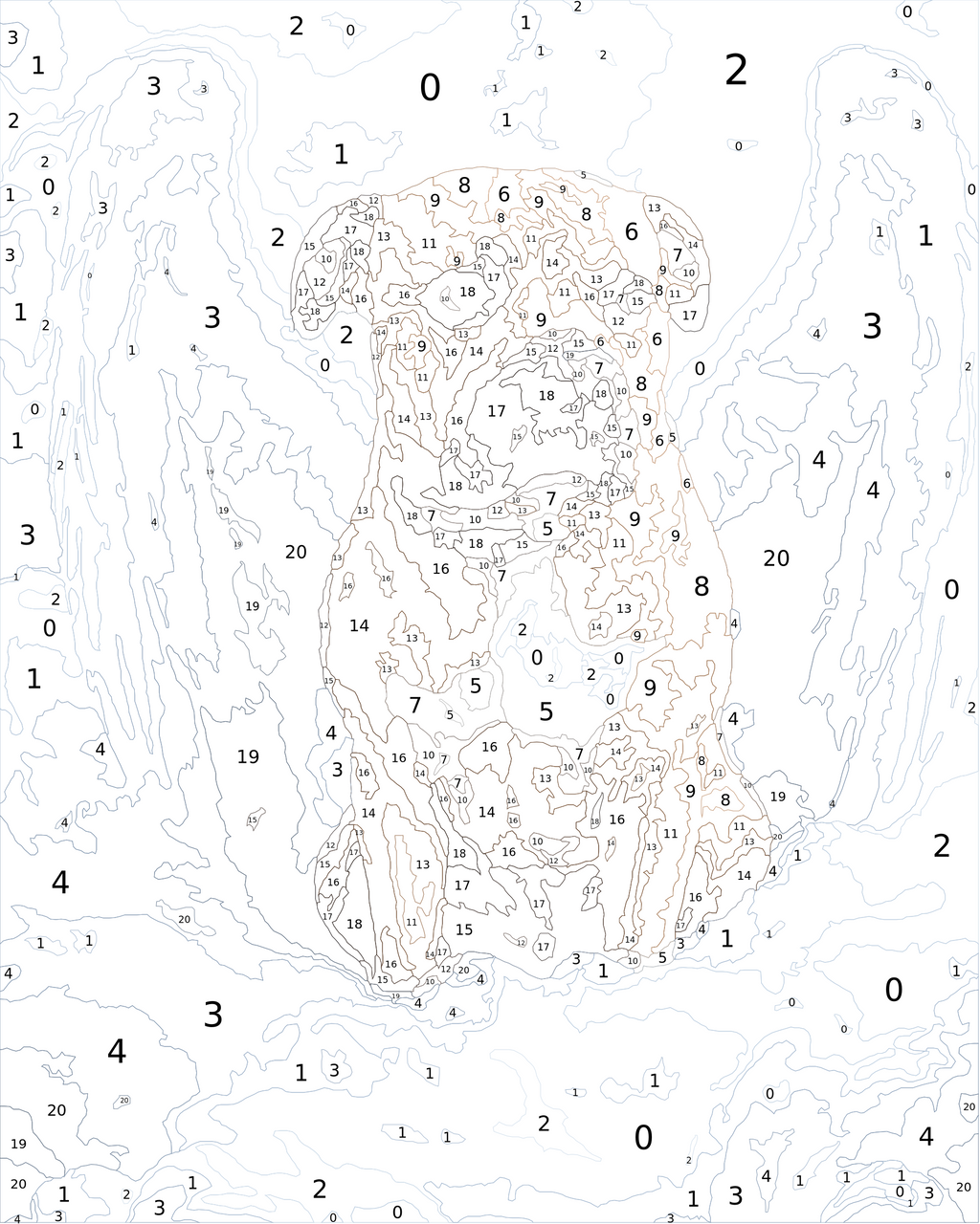 Custom Paint By Numbers Kit