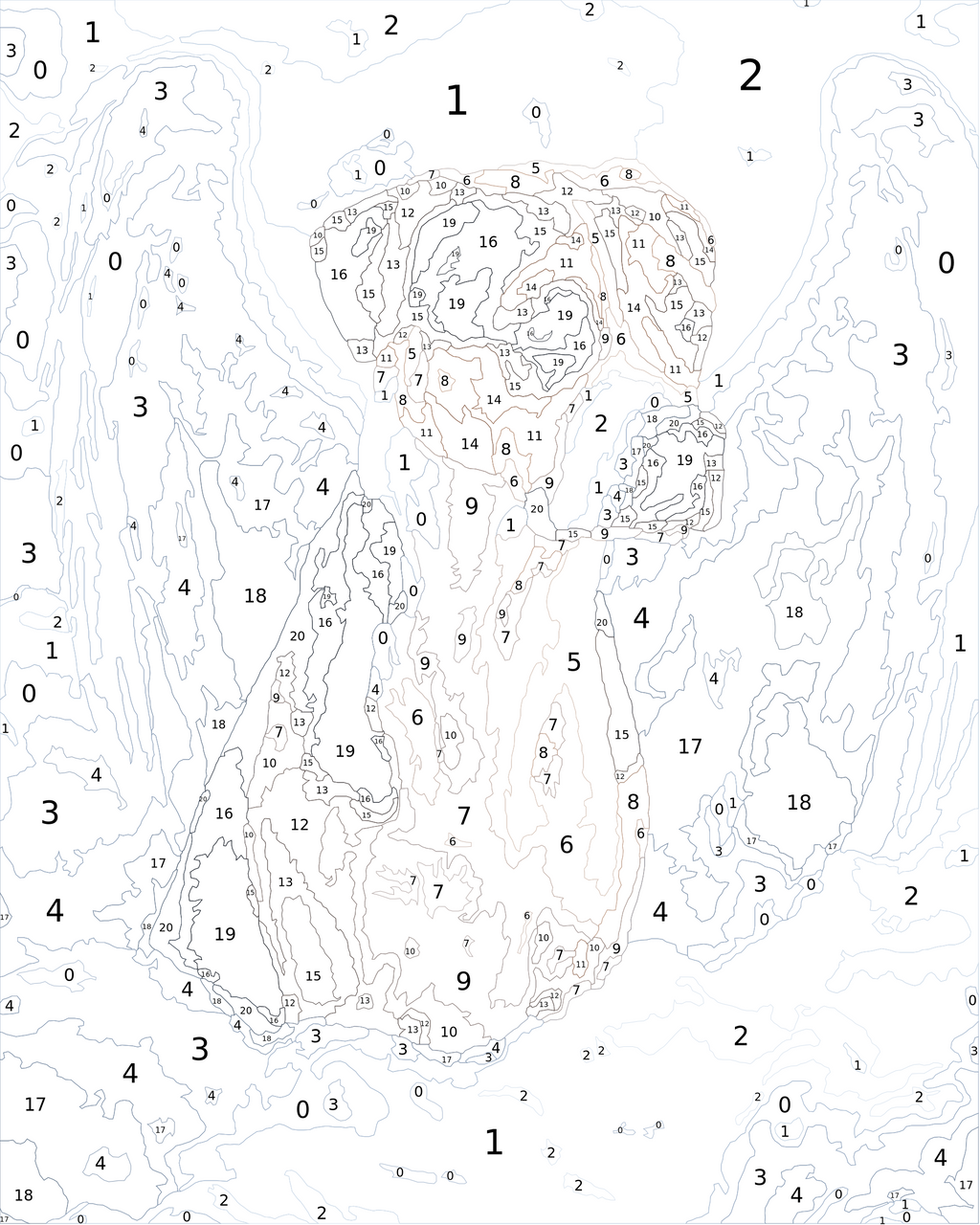 Custom Paint By Numbers Kit