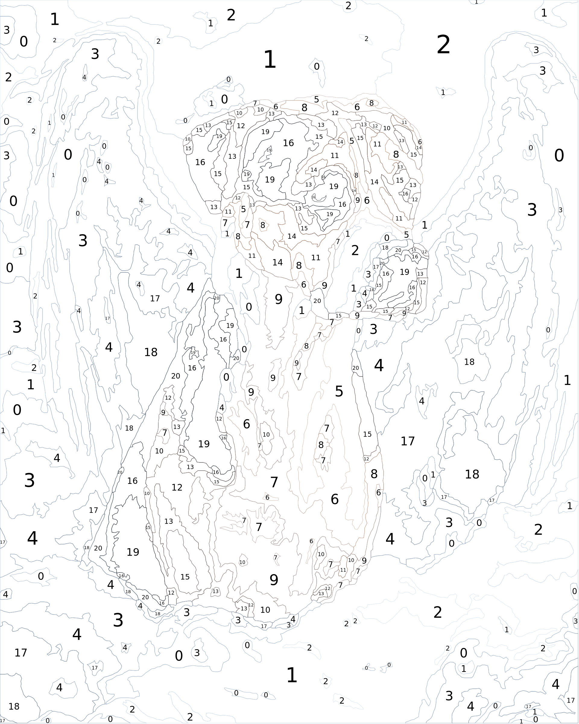 Custom Paint By Numbers Kit