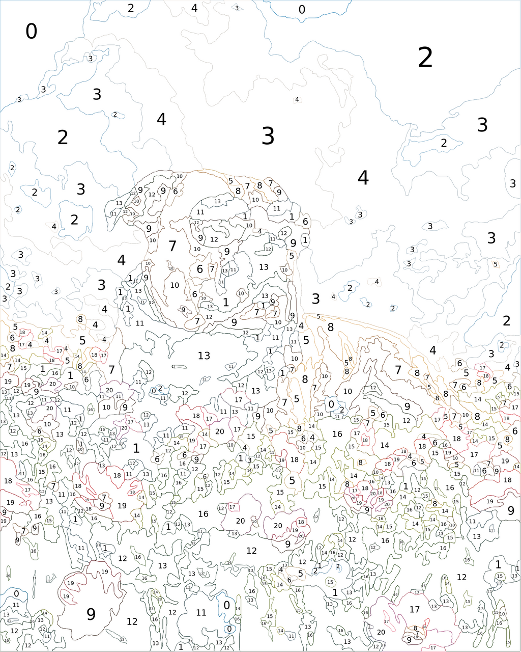Custom Paint By Numbers Kit