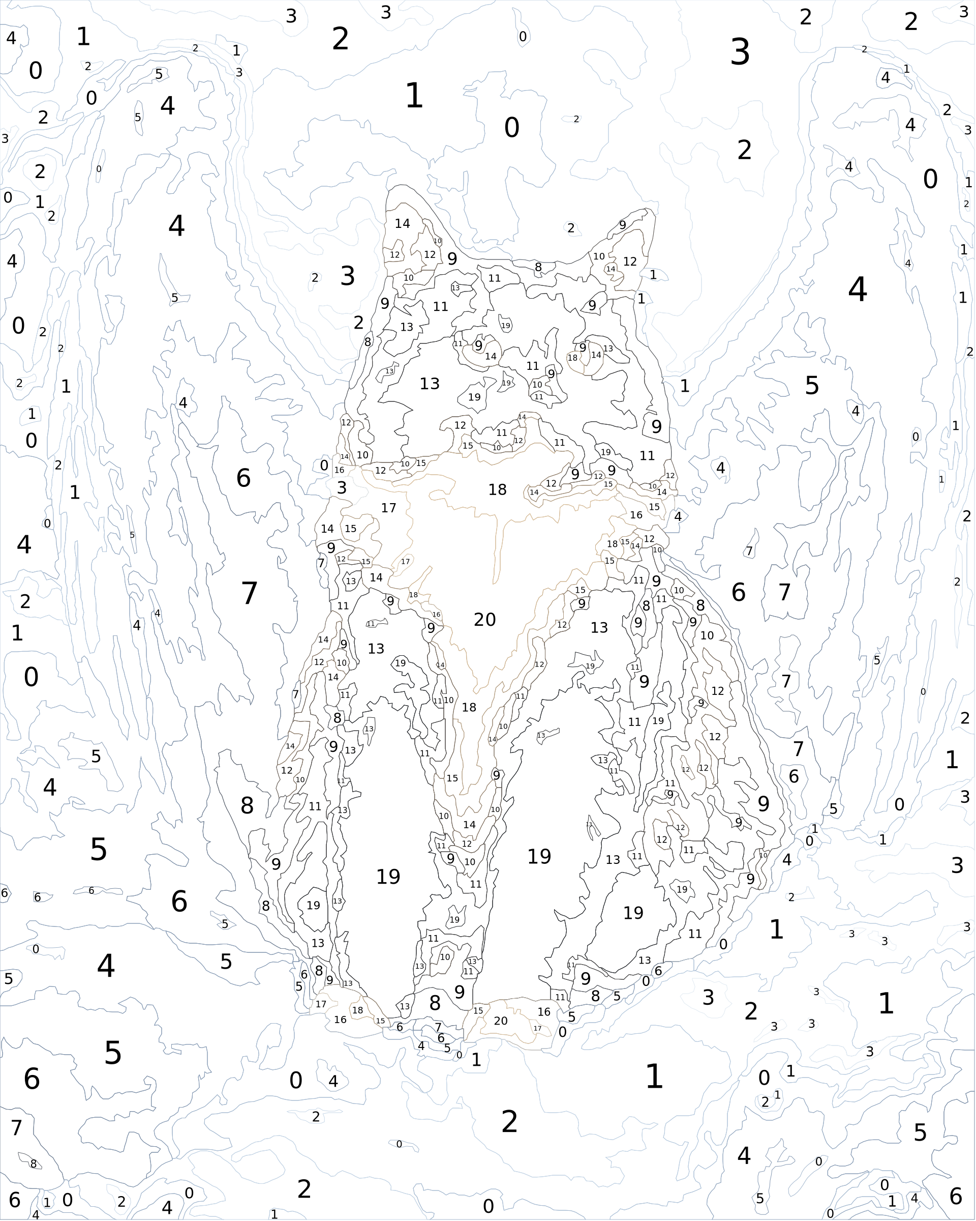 Custom Paint By Numbers Kit