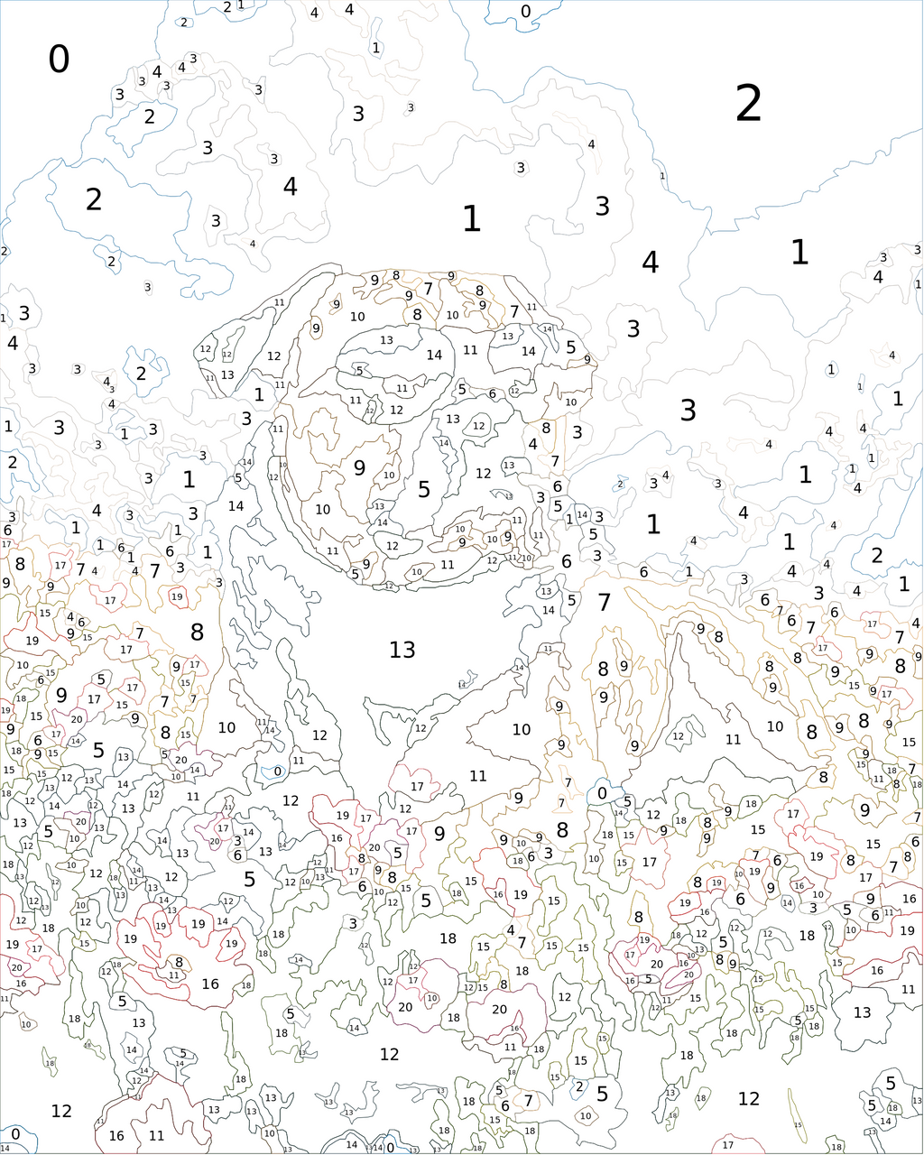 Custom Paint By Numbers Kit